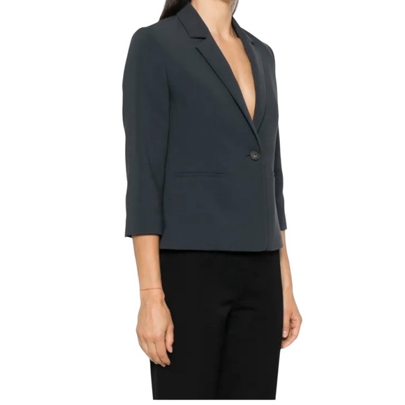 VINCE Womens Shrunken Blazer/Graphite/Size- 2 - Picture 4 of 15